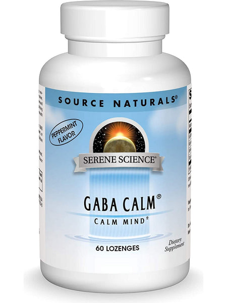 Source Naturals, Serene Science® GABA Calm®, Peppermint, 60 lozenges
