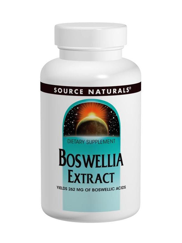 Source Naturals, Boswellia Extract, w/244mg Boswellic Acids, 100 ct