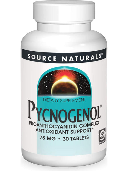 Source Naturals, Pycnogenol® 75 mg, 30 tablets