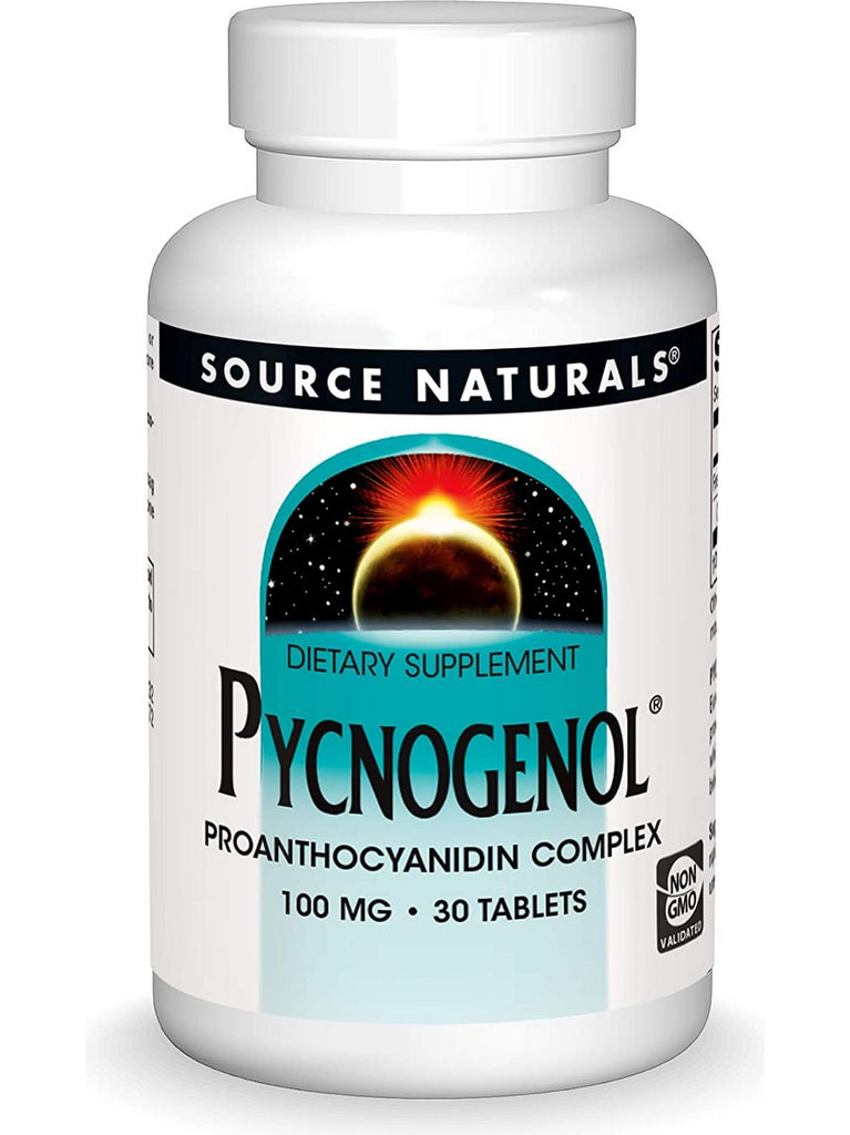 Source Naturals, Pycnogenol® Proanthocyanidin Complex 100 mg, 30 tablets
