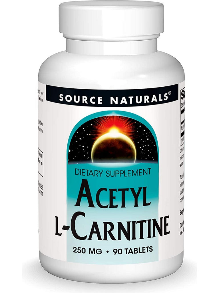 Source Naturals, Acetyl L-Carnitine 250 mg, 90 tablets