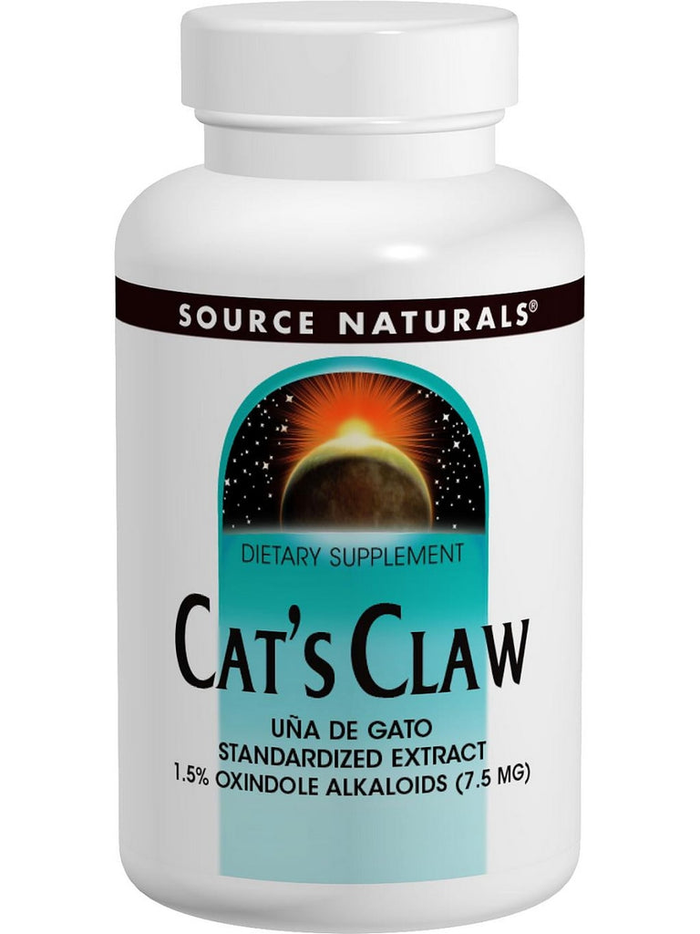 Source Naturals, Cat's Claw Extract 500 mg, 30 tablets