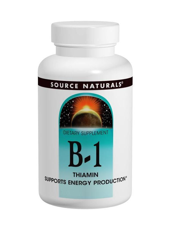 Source Naturals, Vitamin B-1, 100mg Thiamin, 250 ct