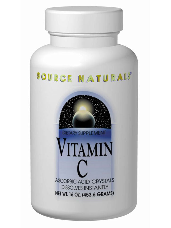 Source Naturals, Vitamin C Ascorbic Acid Crystals, 16 oz