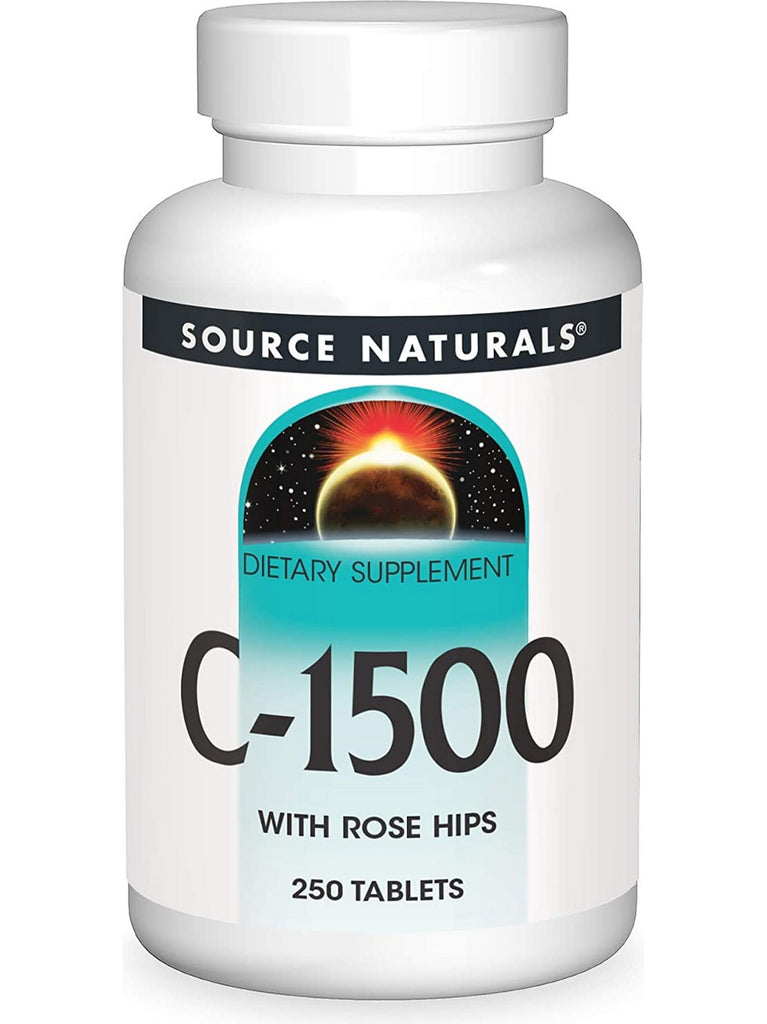 Source Naturals, C-1500 with Rose Hips 1500 mg, 250 tablets