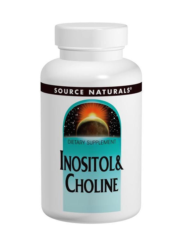 Source Naturals, Inositol/Choline, 400mg/400mg, 50 ct