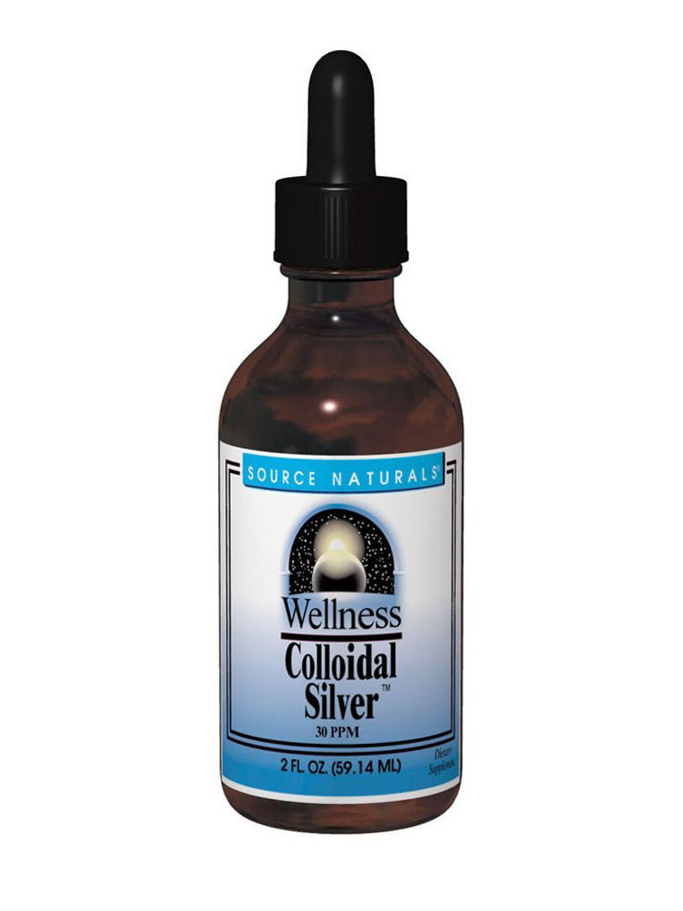 Source Naturals, Wellness Colloidal Silver 30 ppm, 2 oz