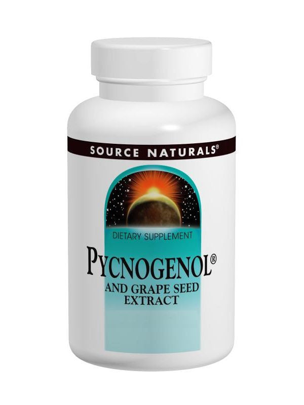Source Naturals, Pycnogenol and Grape Seed Ext, 100mg (formerly Proanidin 100), 60 ct