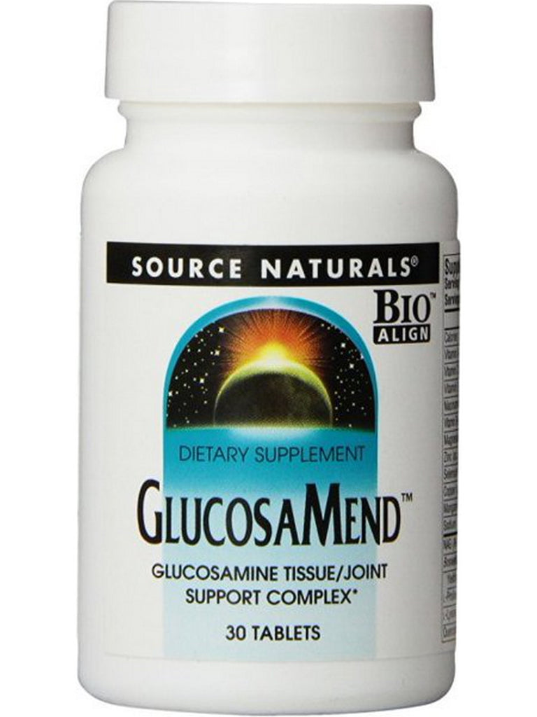 Source Naturals, GlucosaMend™ Glucosamine Tissue/Joint Support Complex 60 mg, 30 tablets