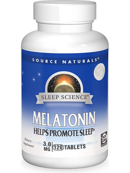 Source Naturals, Sleep Science® Melatonin 3 mg, 120 tablets