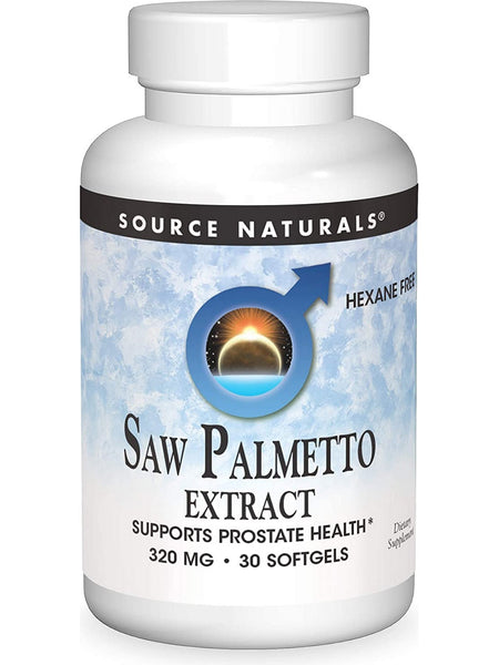 Source Naturals, Saw Palmetto Extract 320 mg, 30 softgels