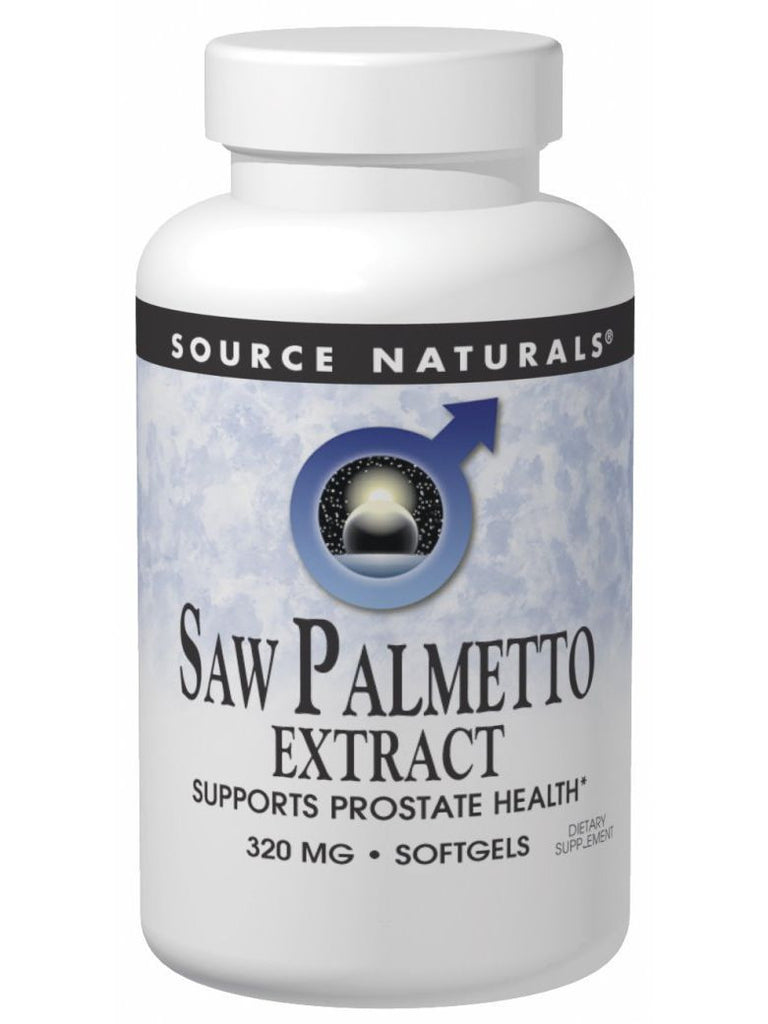 Source Naturals, Saw Palmetto Extract, 320mg, 60 softgels