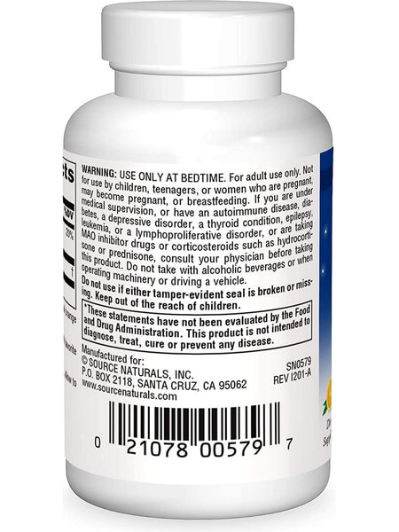 Source Naturals, Sleep Science® Melatonin 5 mg, Orange, 50 lozenges
