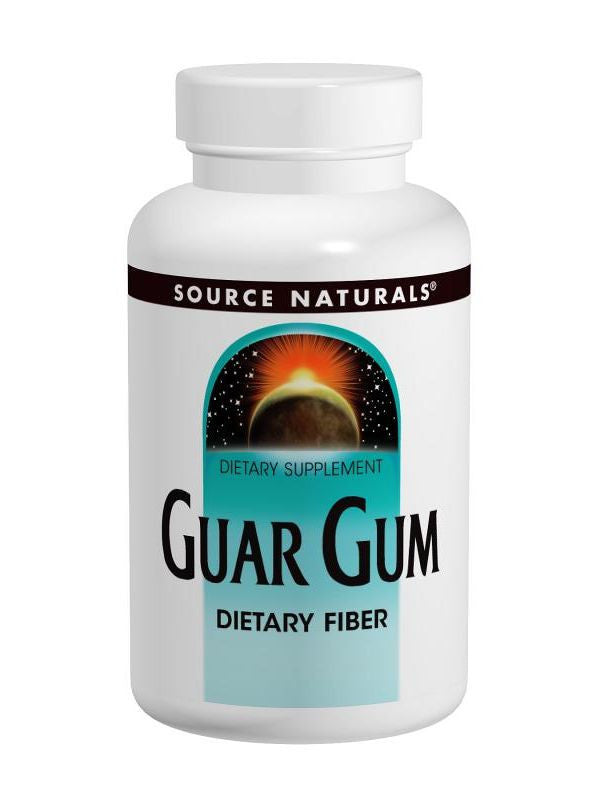 Source Naturals, Guar Gum Dietary Fiber powder, 16 oz