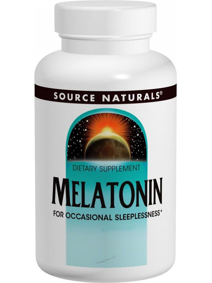 Source Naturals, Melatonin, 1mg, 200 ct