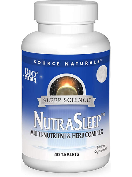 Source Naturals, Sleep Science® NutraSleep™, 40 tablets