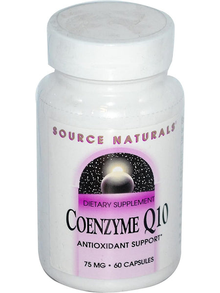 Source Naturals, Coenzyme Q10 75 mg, 60 capsules