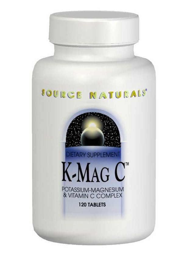 Source Naturals, K-Mag C Potass/Mag/Vitamin C Complex, 120 ct