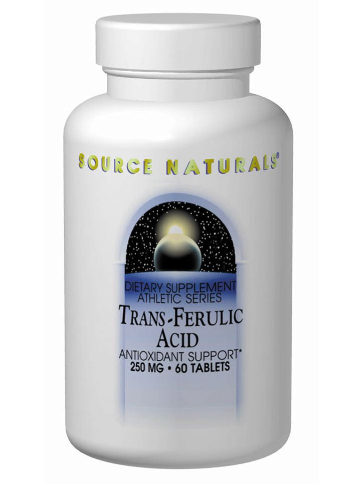 Source Naturals, Trans-Ferulic Acid, 250mg, 60 ct