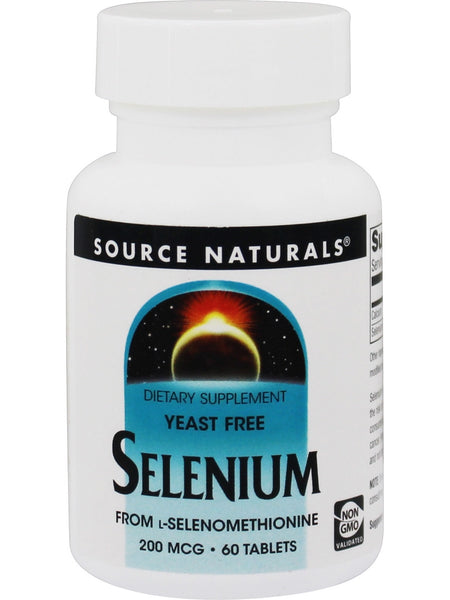 Source Naturals, Selenium 200 mcg, 60 tablets