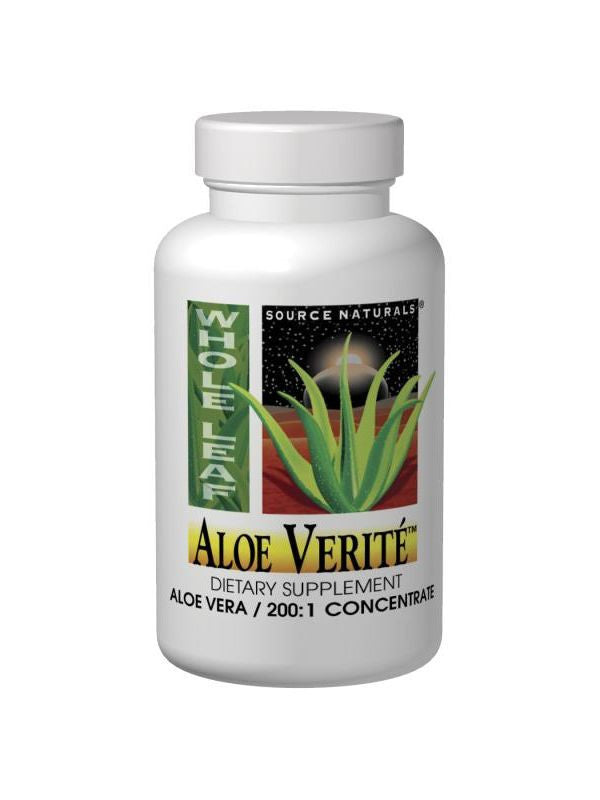 Source Naturals, Aloe Verite Raspberry with Stevia, 1 LT