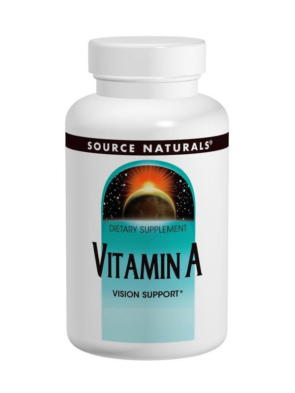Source Naturals, Vitamin A Palmitate 10 000 IU, 100 ct