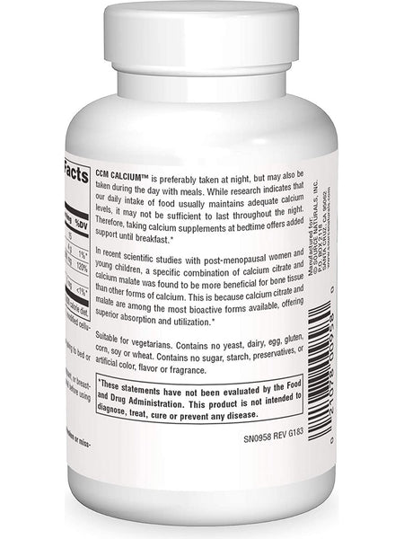 Source Naturals, CCM Calcium™ 300 mg, 60 tablets