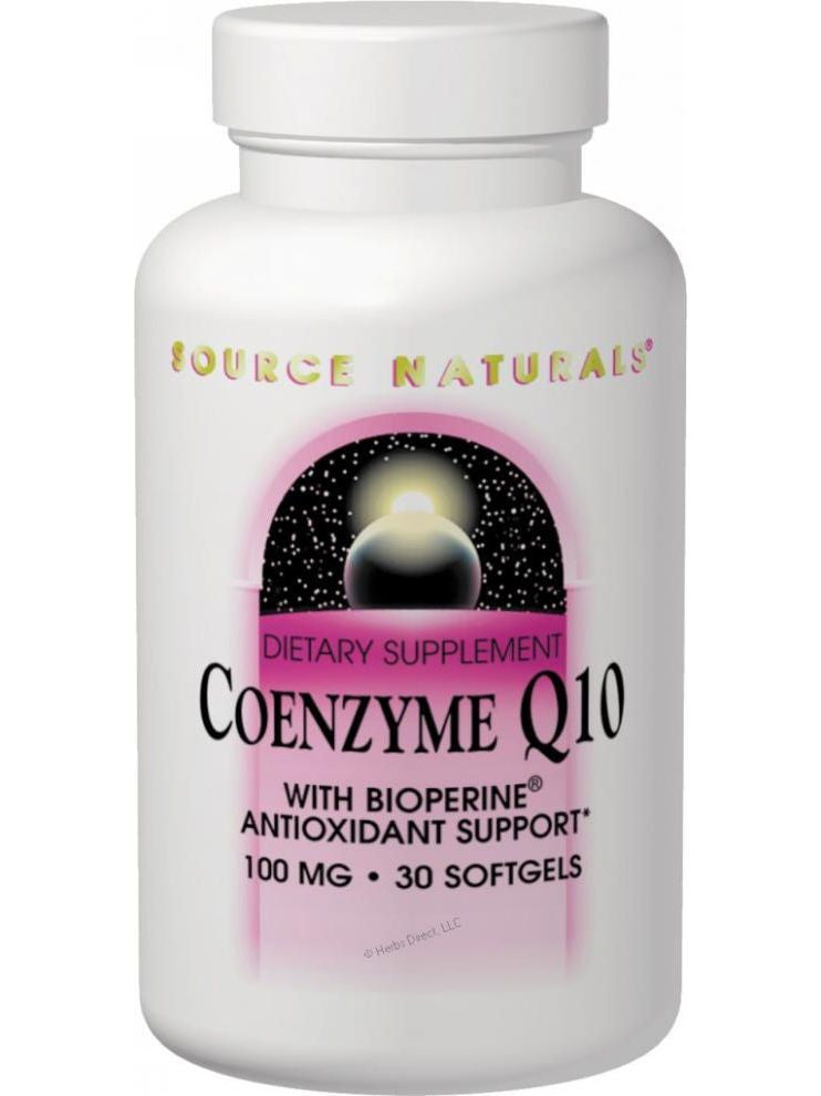 Source Naturals, Coenzyme Q10, 30mg with BioPerine, 60 softgels