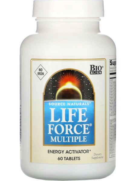 Source Naturals, Life Force® Multiple, No Iron, 60 tablets