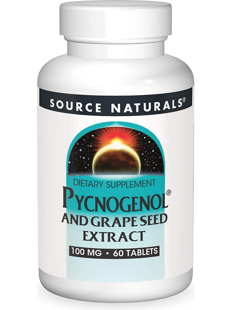 Source Naturals, Grape Seed Extract Proanthodyn™ 100 mg, 60 tablets
