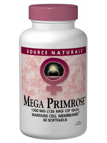Source Naturals, Mega Primrose, 1350mg Eternal Woman, 60 softgels