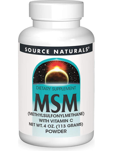 Source Naturals, MSM with Vitamin C (Methylsulfonylmethane) Powder, 4 oz