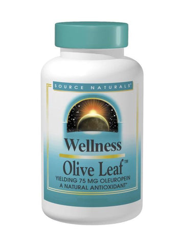 Source Naturals, Wellness Olive Leaf Extract, 500mg, 60 ct
