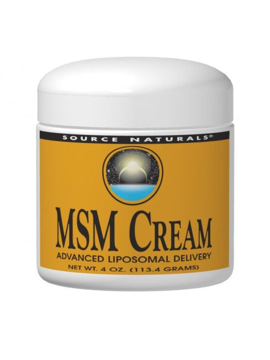Source Naturals, MSM Cream 13%, 4 oz