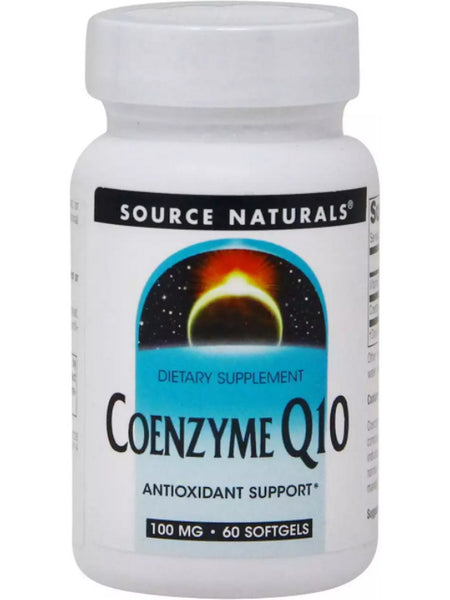 Source Naturals, Coenzyme Q10 100 mg, 60 softgels