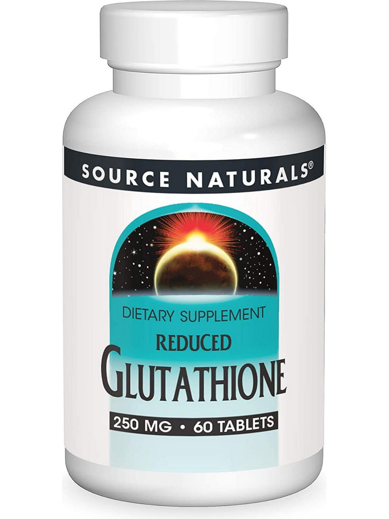 Source Naturals, Reduced Glutathione 250 mg, 60 tablets