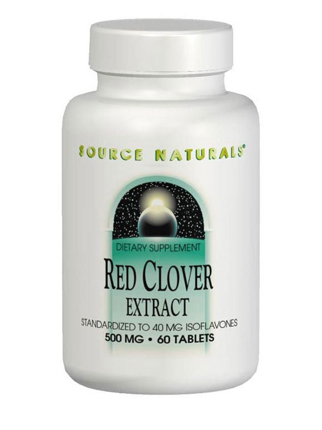 Source Naturals, Red Clover Extract, 500mg, 30 ct