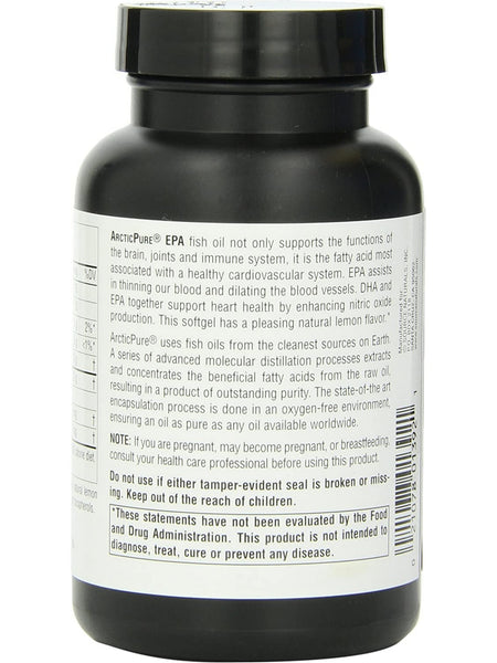 Source Naturals, Arctic Pure® EPA 500 mg, Lemon, 60 softgels