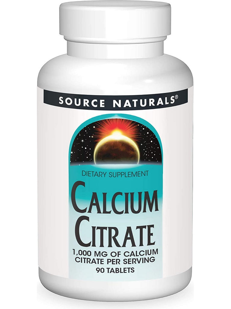 Source Naturals, Calcium Citrate, 90 tablets