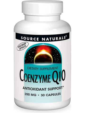 Source Naturals, Coenzyme Q10 200 mg, 30 capsules