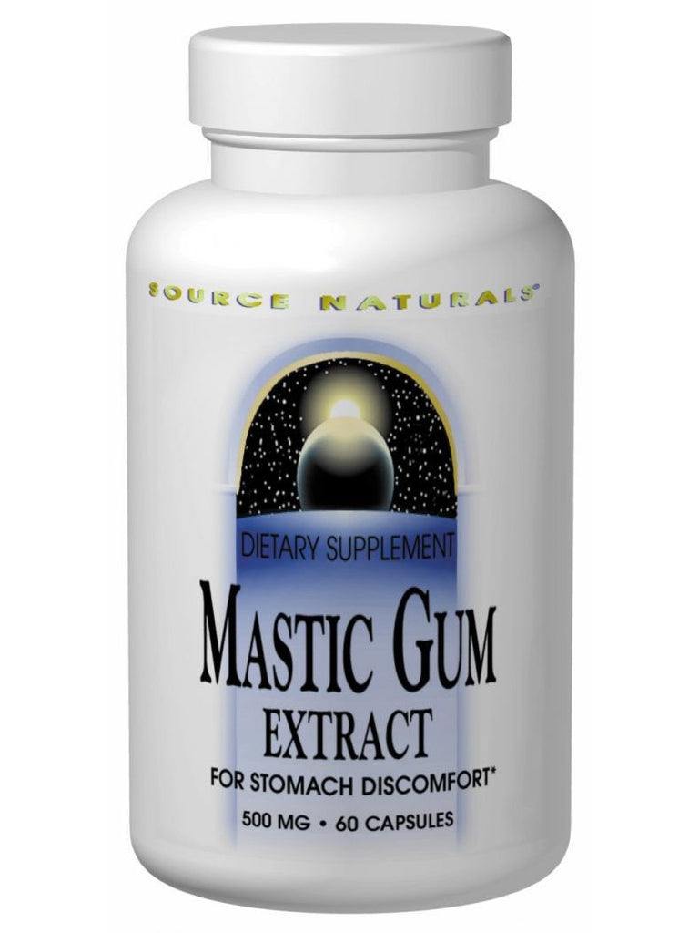 Source Naturals, Mastic Gum Extract, 500mg, 60 ct