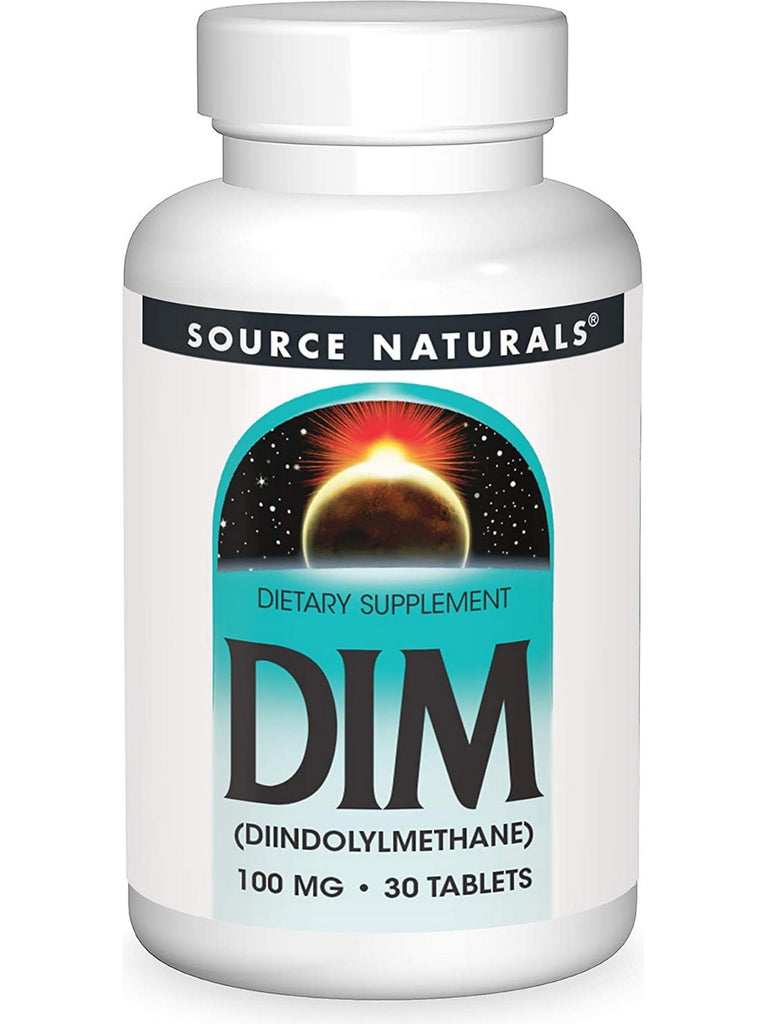 Source Naturals, DIM (Diindolylmethane) 100 mg, 30 tablets
