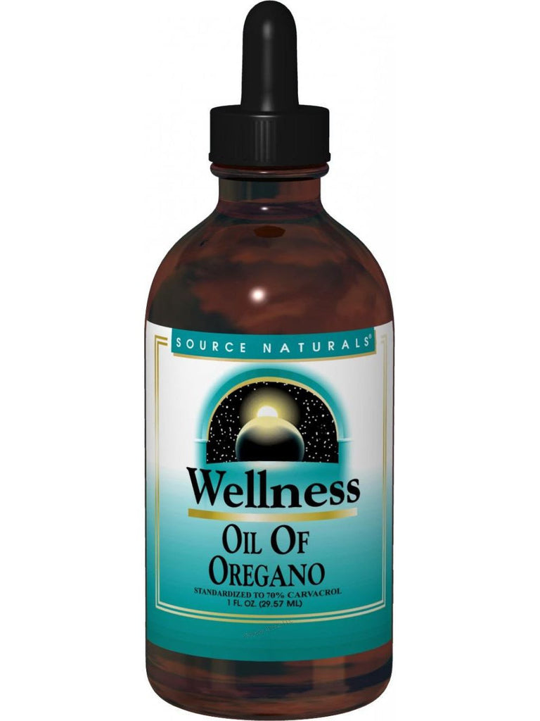 Source Naturals, Wellness Oil of Oregano, 45mg 70% Carvacrol, 30 ct