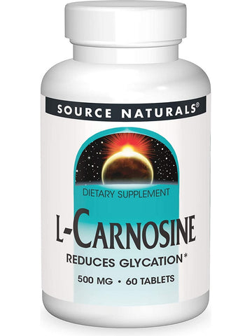 Source Naturals, L-Carnosine 500 mg, 60 tablets