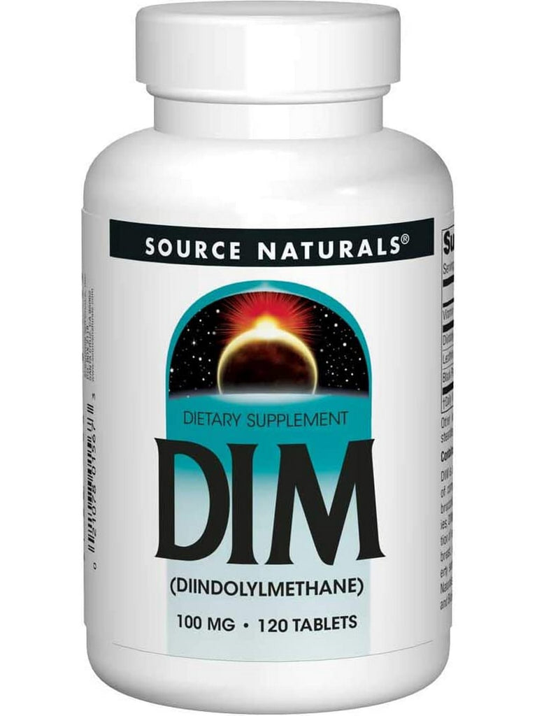 Source Naturals, DIM (Diindolylmethane) 100 mg, 120 tablets
