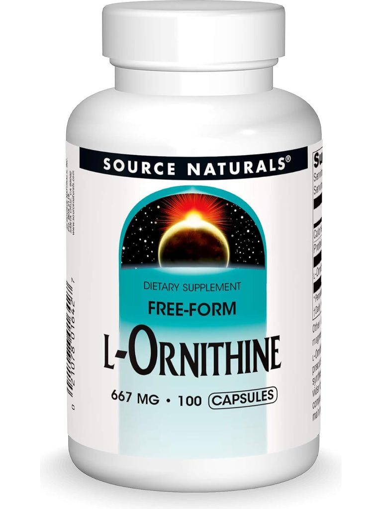 Source Naturals, L-Ornithine, 667mg, 100 ct