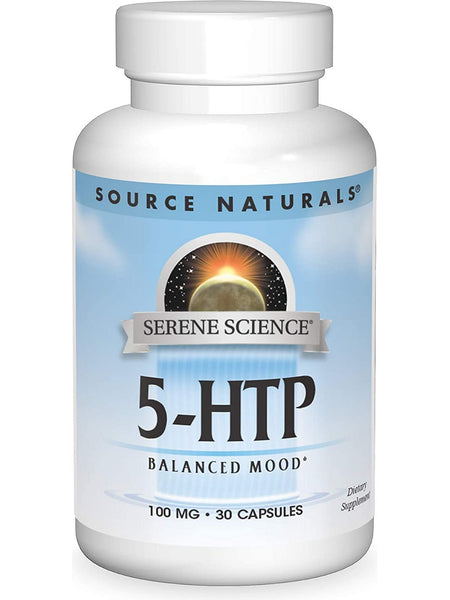 Source Naturals, Serene Science® 5-HTP 100 mg, 30 capsules