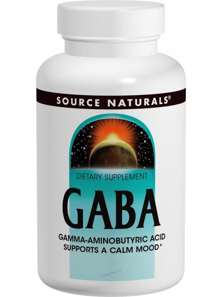 Source Naturals, GABA, 750mg, 45 ct