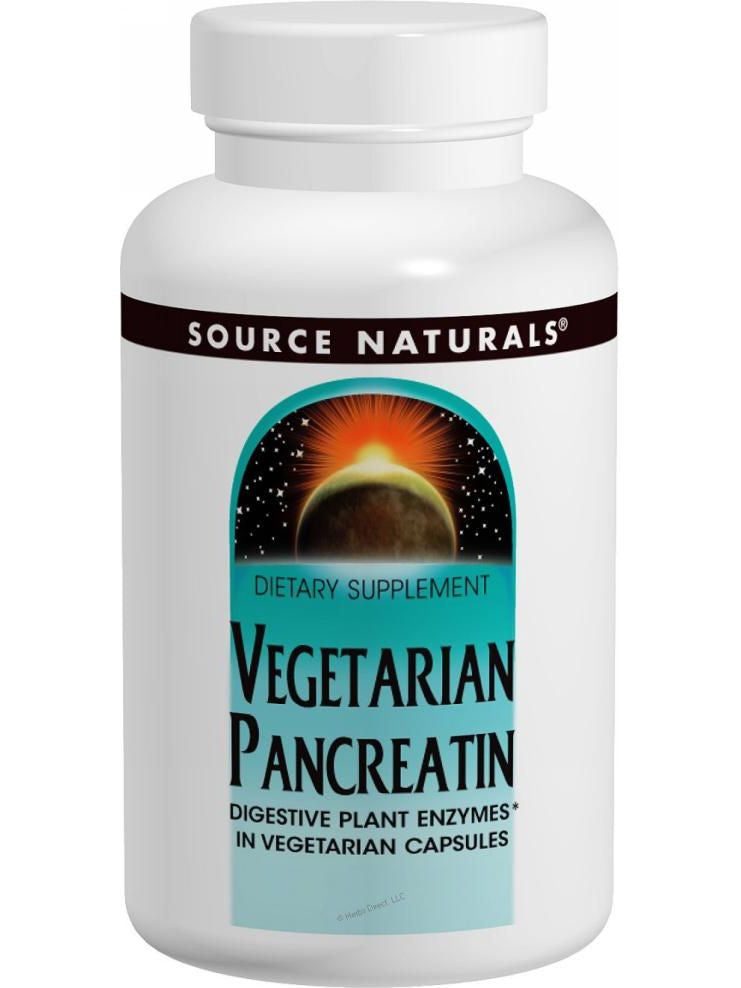 Source Naturals, Vegetarian Pancreatin, 475mg, 120 ct