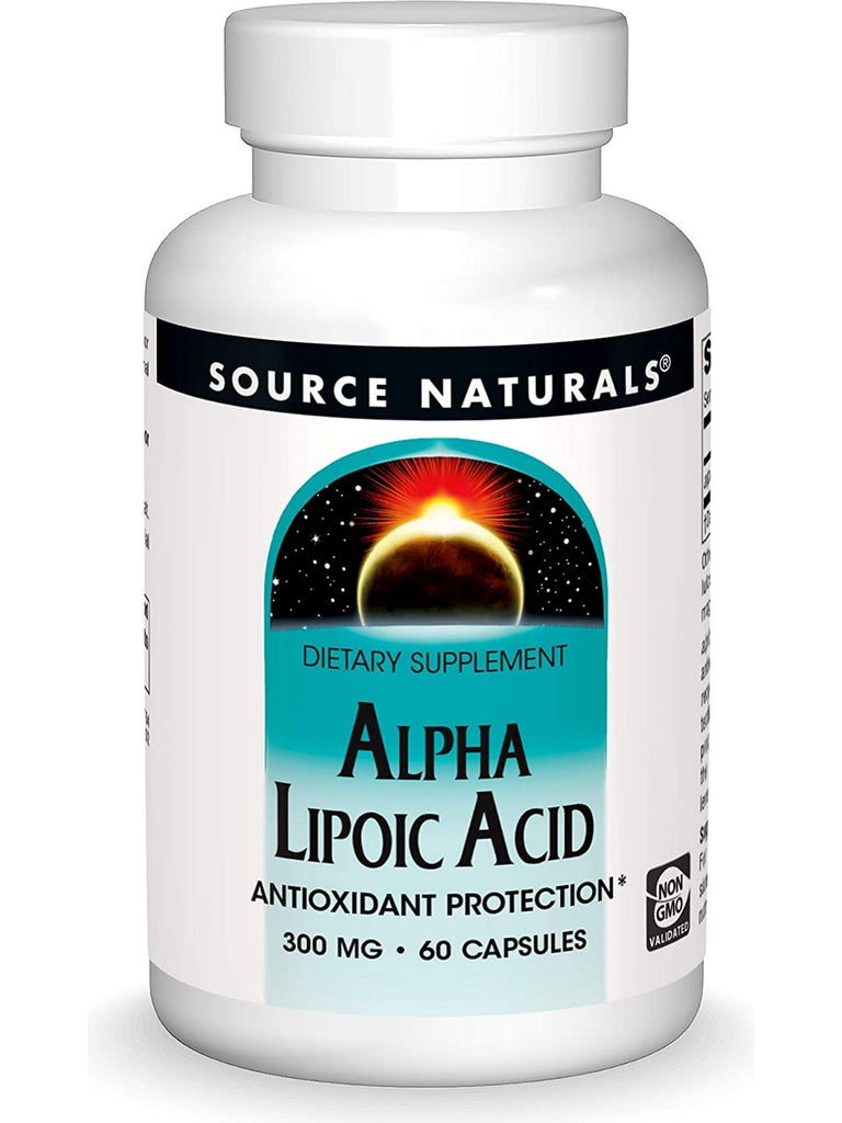 Source Naturals, Alpha Lipoic Acid 300 mg, 60 capsules